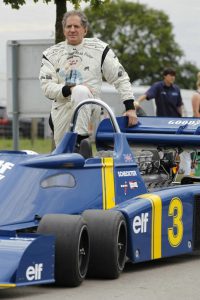 Agosto 2013, Jody Scheckter dopo più di 30 anni nell'abitacolo della Tyrrell P34 a sei ruote...