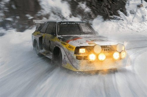 1981 Rally di Montecarlo - Audi Quattro A2