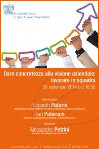 Gruppo Giovani Imprenditori, Associazione Industriali di Lucca - 30 settembre 2014