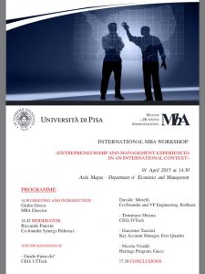 The poster to the event